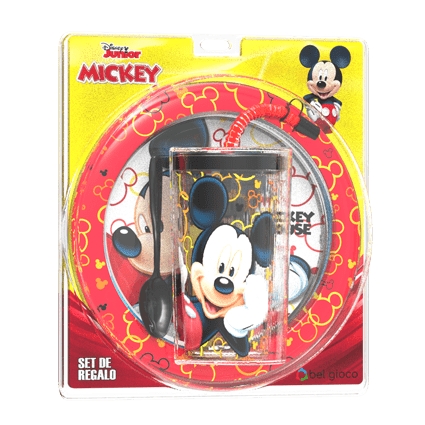 Bel Gioco Blister Plato + Vaso Sport Mickey #1
