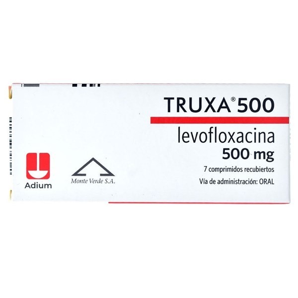 Truxa 500 mg | | 7 Comprimidos | Levofloxacina  #1