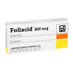 FOLIACID 800 MCG X 20 TAB #1