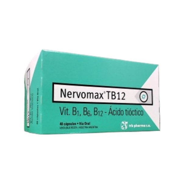 Trb-Pharma Nervomax Tb12 x 40 Cápsulas #1
