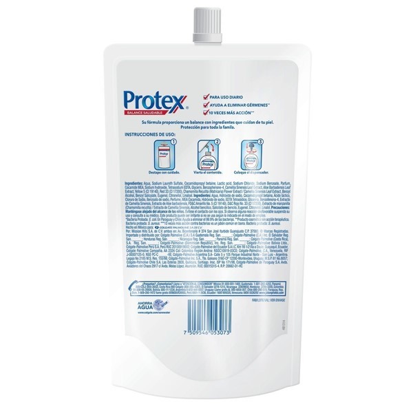 Protex Jabón Líquido Para Manos Balance 250 ml alt