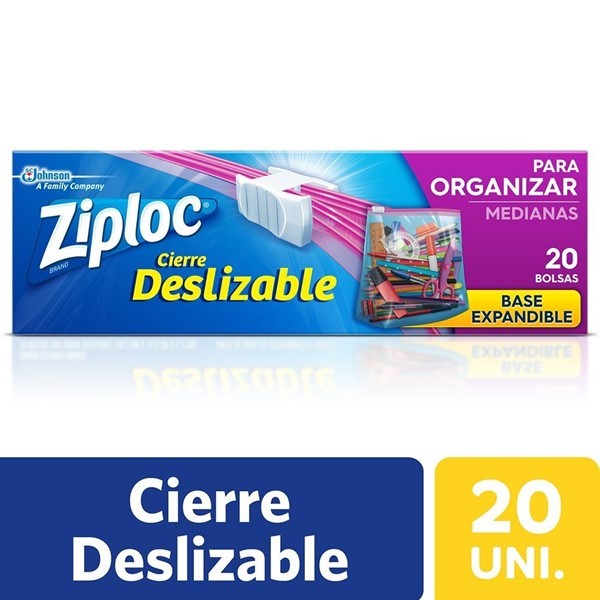 Ziploc Bolsa Para Organizar Mediana (20 U) alt
