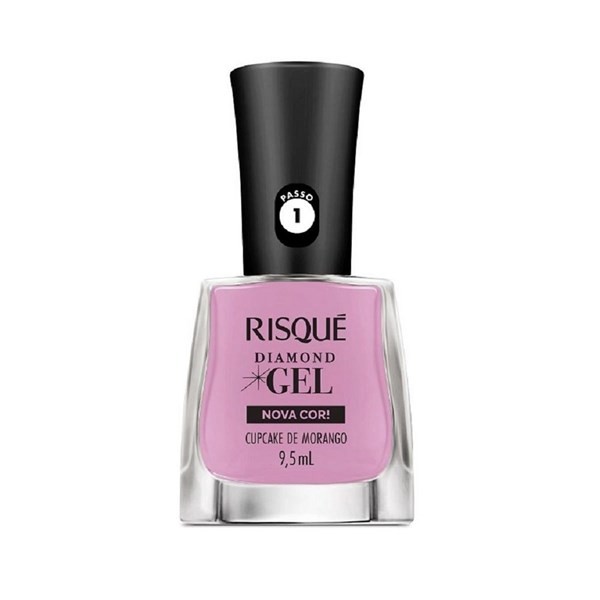 Risque Esmalte de Uñas en Gel Diamond Color Cupcake de Morango #1