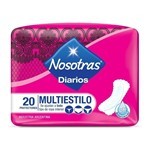 Nosotras Protectores Diarios Multiestilo x 20 Unidades Unico #1