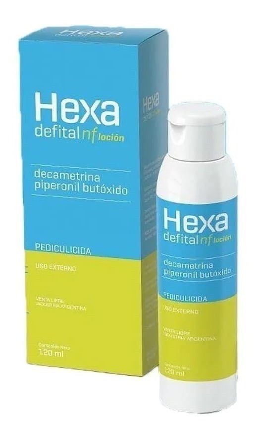 Hexa Defital Nf Locion Pediculosis Piojo Y Liendres 120 Xml #1