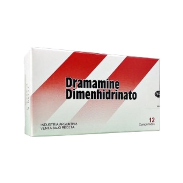 Johnson & Johnson Dramamine Dimenhidrinato x 12 Comp #1