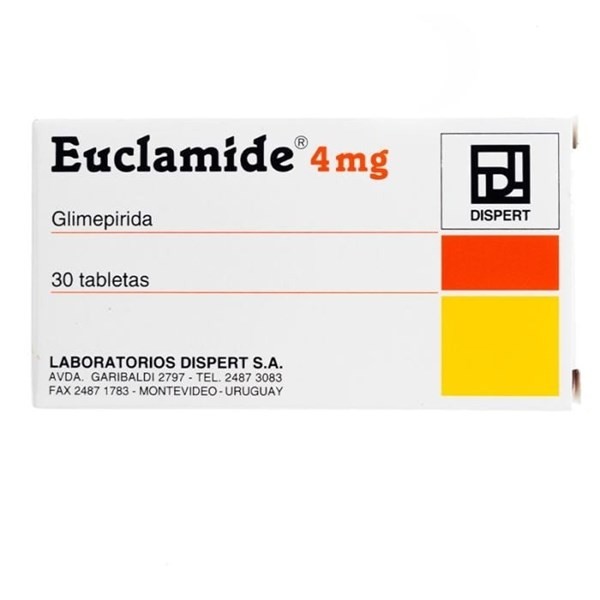 Euclamide 4 Mg | 30 Tabletas | Glimepirida #1