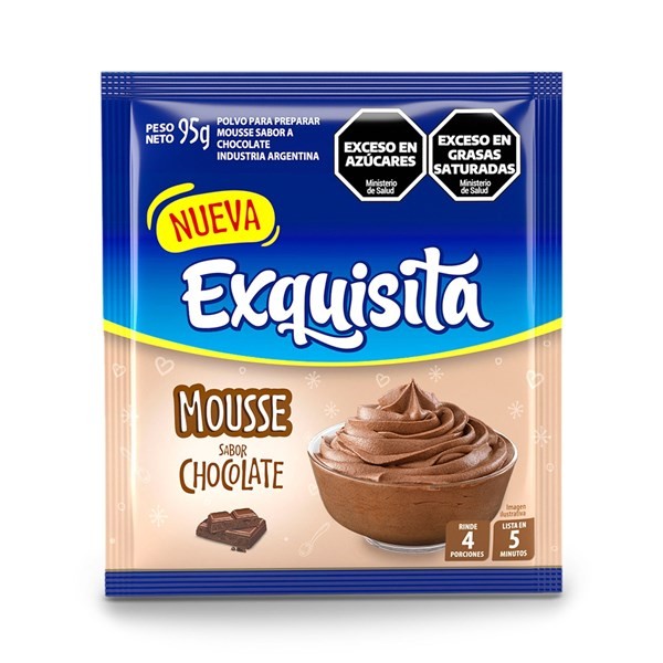 Mousse de Chocolate Exquisita en Sobre 95 g. #1