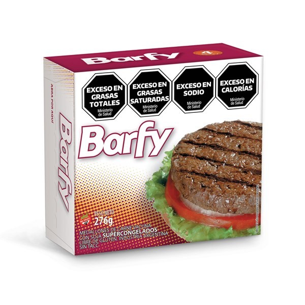 Medallón De Carne Barfy En Caja 4 Uni #1