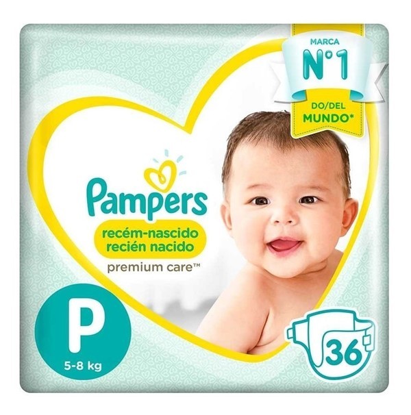 Pañales Premium Care Pods Talle P