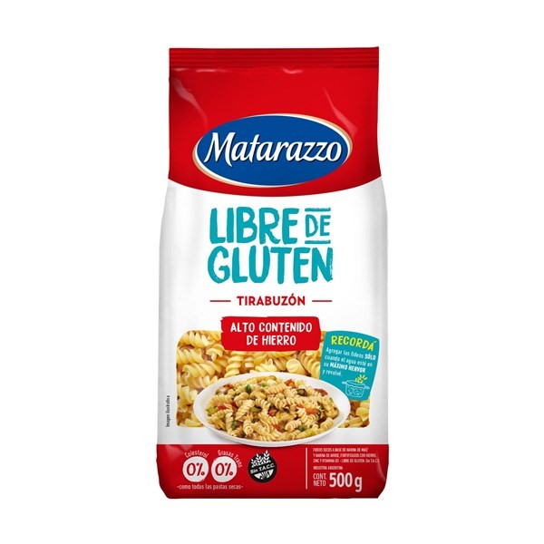 Fideos Sin Tacc Tirabuzon Matarazzo 500 g. #1