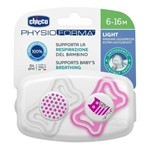 Chicco Chupete Physio Light Girl 6 a 16 meses 2 Unidades #1