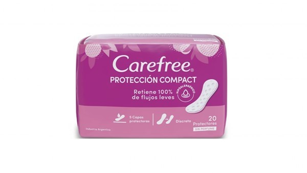 Carefree Protectores Diarios Protección Compact 20 un alt