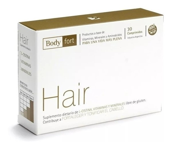 Body Fort Suplemento Dietario Suplemento Dietario Fortalecedor Y Tonificador de Cabello x 30 un #1