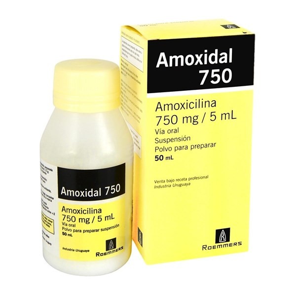 AMOXIDAL 750 MG SUSP 50ML #1