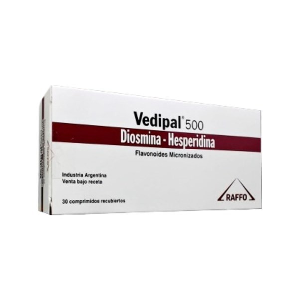 Raffo Vedipal 500 Mg Diosmina + Asoc x 30 Comp #1