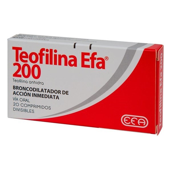 Teofilina Efa 200 Mg | 20 Comprimidos #1
