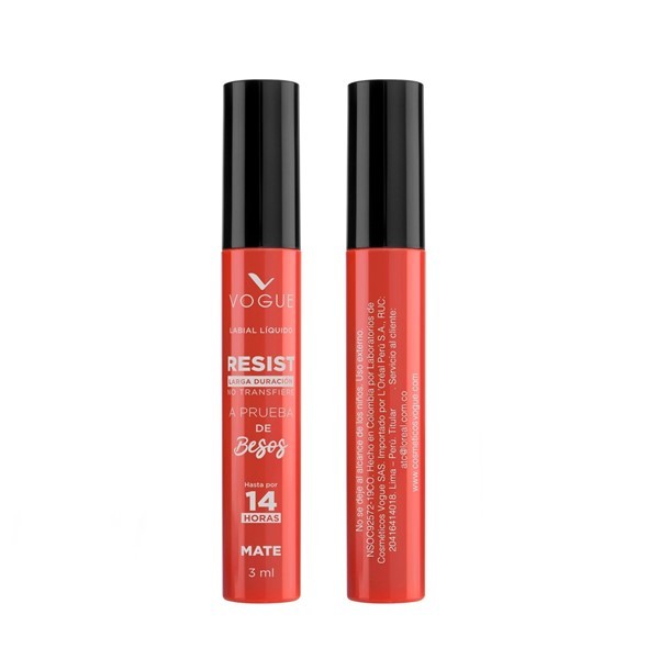 Vogue Labial Líquido Resist Fuerte #1