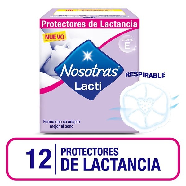 Nosotras Protectores Mamarios Lactancia 12 Unidades Unico