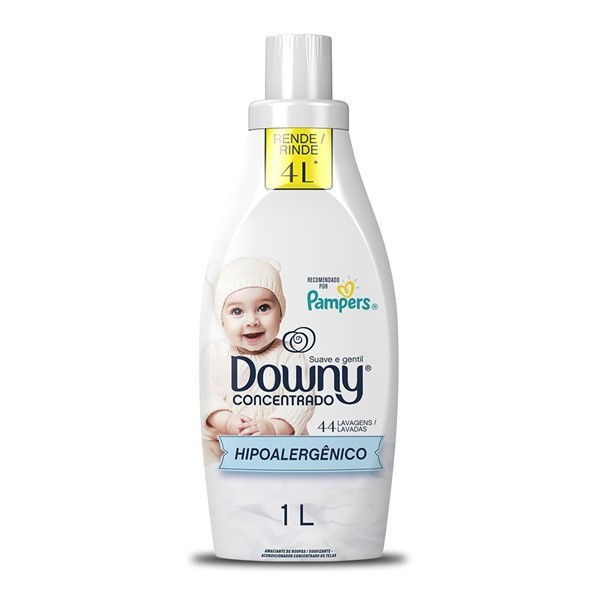 Downy Suavizante Concentrado Suave Y Gentil 1 l alt