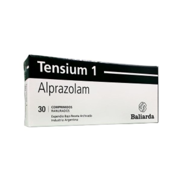 Baliarda Tensium Alprazolam 1 Mg x 30 Comp Ranurados #1
