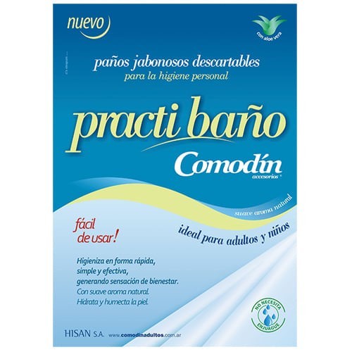 Comodin Practibaño Paños Jabonosos (10 Unidades9