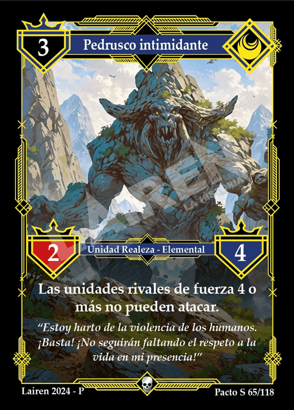 065 Pedrusco Intimidante - Coste 3