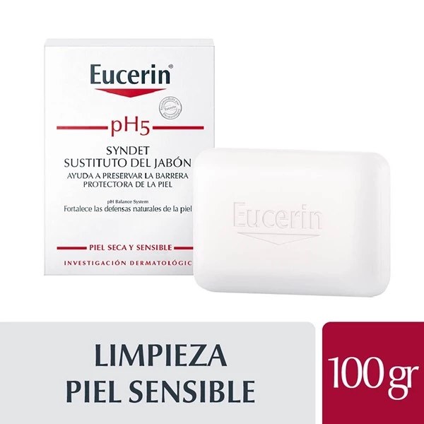 Eucerin Barra Limpiadora Syndet Ph5 Para Piel Seca Y Sensible 100 gr