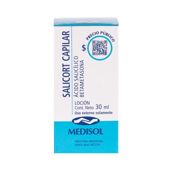 Medisol Loción Capilar Salicort Betametasona + Salicílico, C. x 30 ml #1