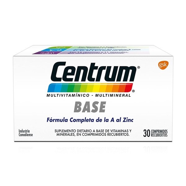 Suplemento Dietario Centrum Adulto Multivitamínico x 30 comprimidos