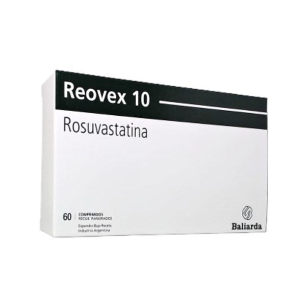 Baliarda Reovex 10 Rosuvastatina 10 Mg x 60 Comp Recubiertos Ranurados #1