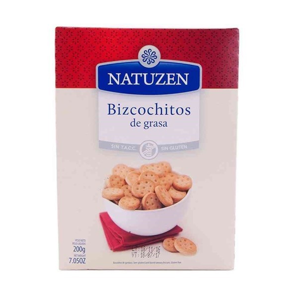 Bizchochitos De Grasa Natuzen 200 Gr #1