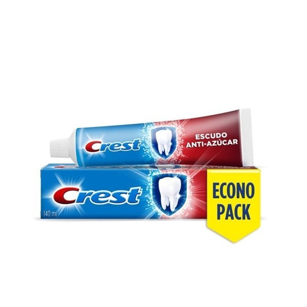 CREST Crema Dental Escudo Anti-azúcar | 140 gramos
