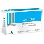 Ventiplus Inhalador | 250 Dosis | Salbutamol #1