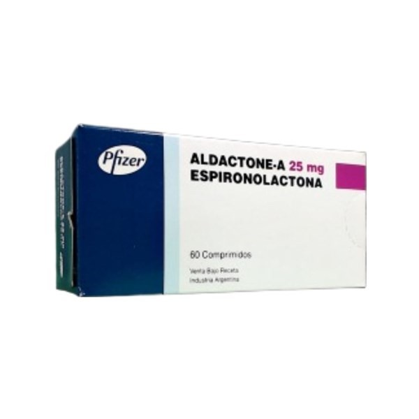 Pfizer Aldactone a Espironolactona 25 Mg x 60 Comp