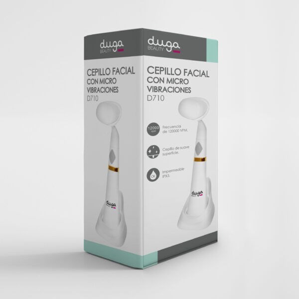 Duga Cepillo Para Limpieza Facial Con Micro Vibraciones alt