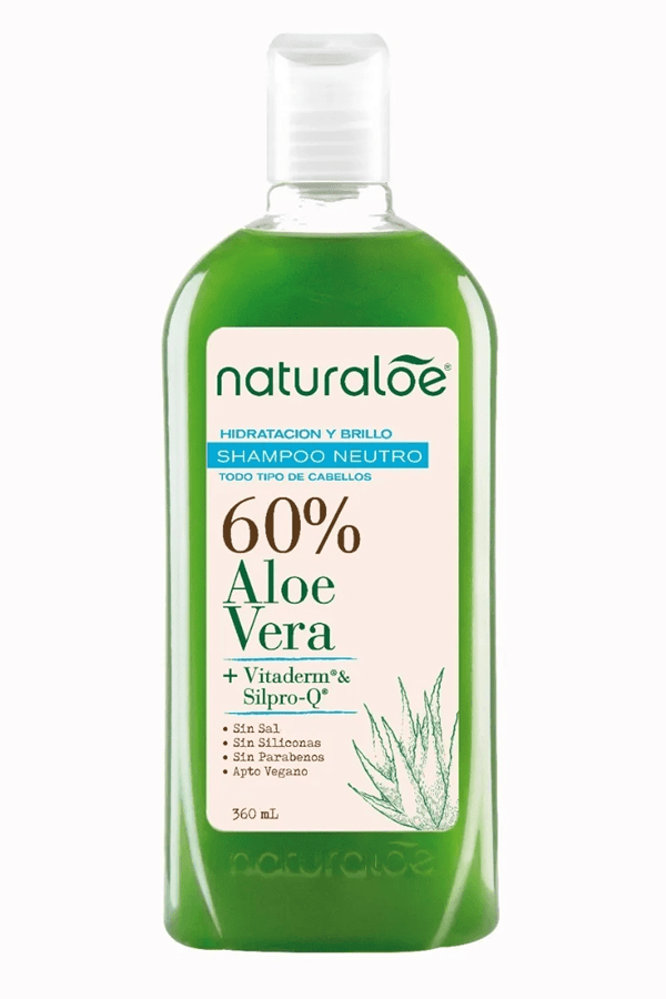 Naturaloe Shampoo Hidratacion Y Brillo 360 ml