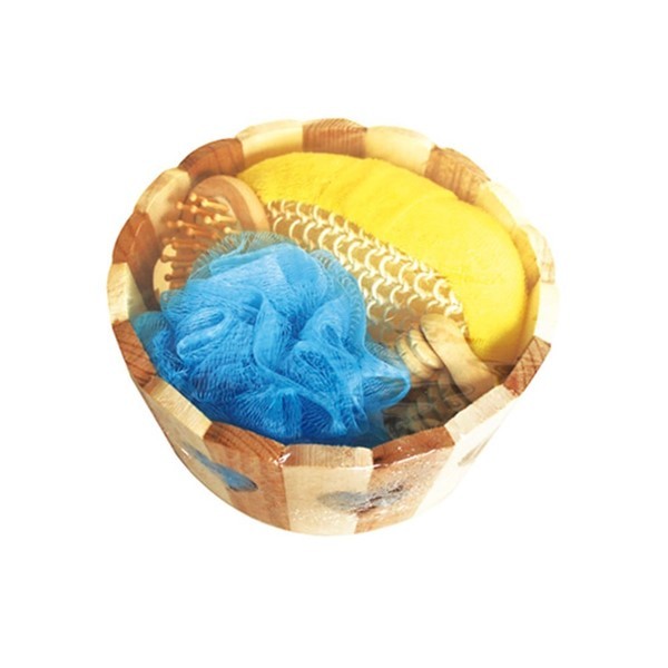 Evo Prometeo Spa Set Corazón Madera (4 Piezas) #1