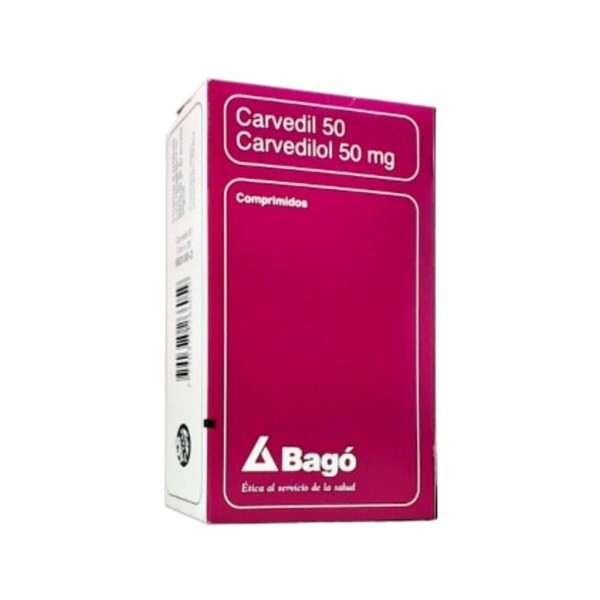 Bagó Carvedil 50 Carvelidol 50 Mg x 28 Comp #1