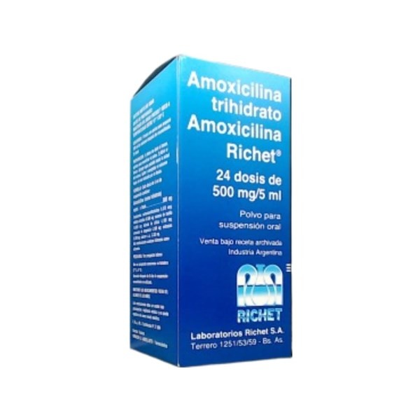 Laboratorios Richet Amoxicilina Richet Amoxicilina 500 Mg x Polvo P / Suspensión 120 ml #1