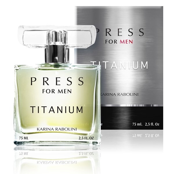 Karina Rabolini Fragancia Press Titanium Edt For Men 75 ml #1