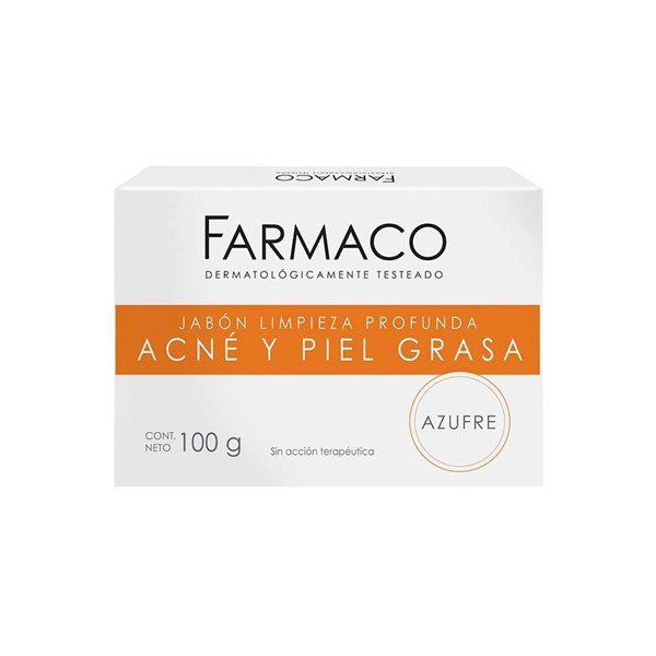 Jabon De Glicerina La Farmaco Con Azufre.X100g #1
