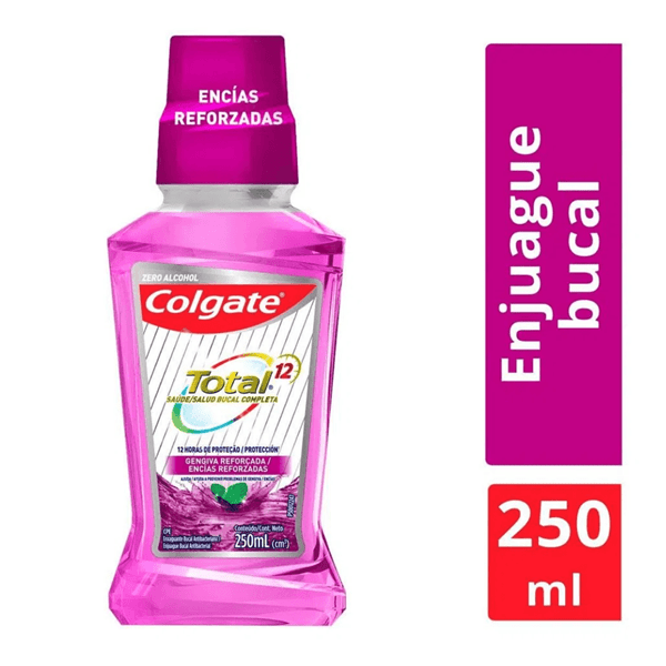 Colgate Enjuague Bucal Total 12 Encias Reforzadas 250 ml