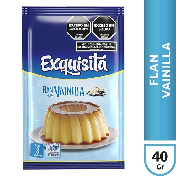 Flan Exquisita Vainilla  Sobre 40 gr #1
