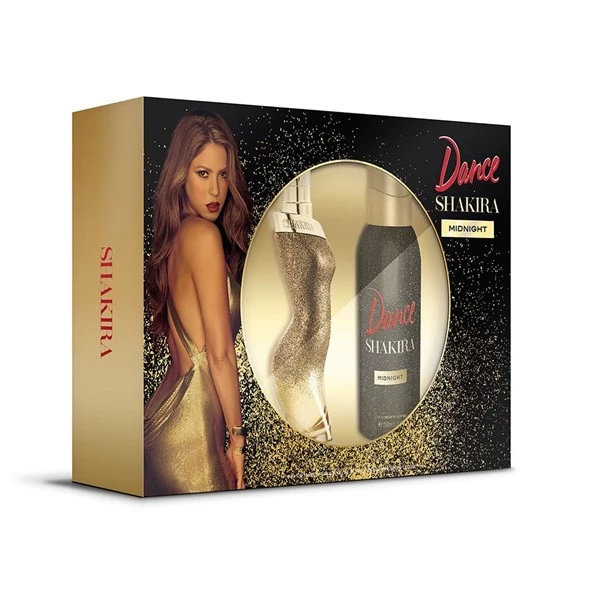 Kit Shakira Dance Midnight For Woman Set EDT x 80 ML + Desodorante