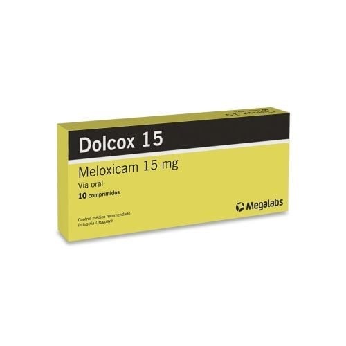 Dolcox 15 Mg | 10 Tabletas | Meloxicam #1