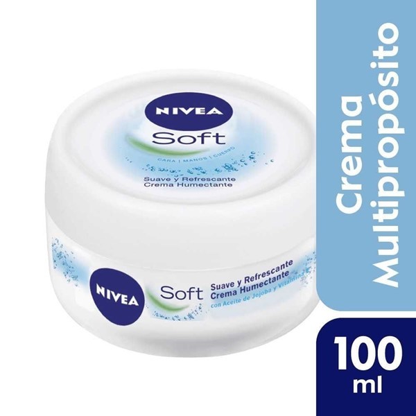 Nivea Crema Hidratante Intensiva  Soft Para Todo Tipo de Piel 100 ml alt