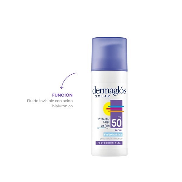 Protector solar Dermaglós Facial Fps 50 Emulsión fluida 50 g alt