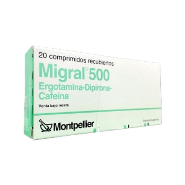 Montpellier Migral 500 Mg x 20 Comp #1
