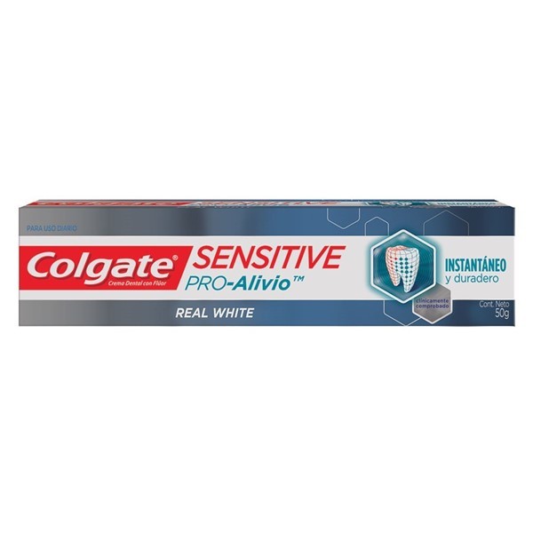 Colgate Crema Dental Sensitive Proalivio Real White 50 gr alt